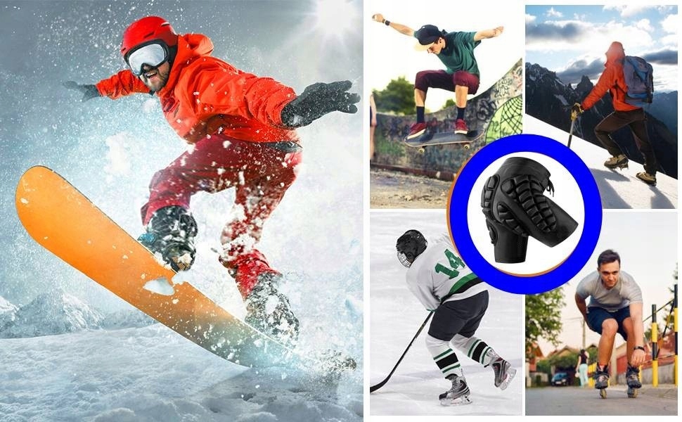 SPODENKI SPODNIE OCHRANIACZ NA ROLKI ROWER DESKOROLKĘ NARTY SNOWBOARD ŁYŻWY Producent inny