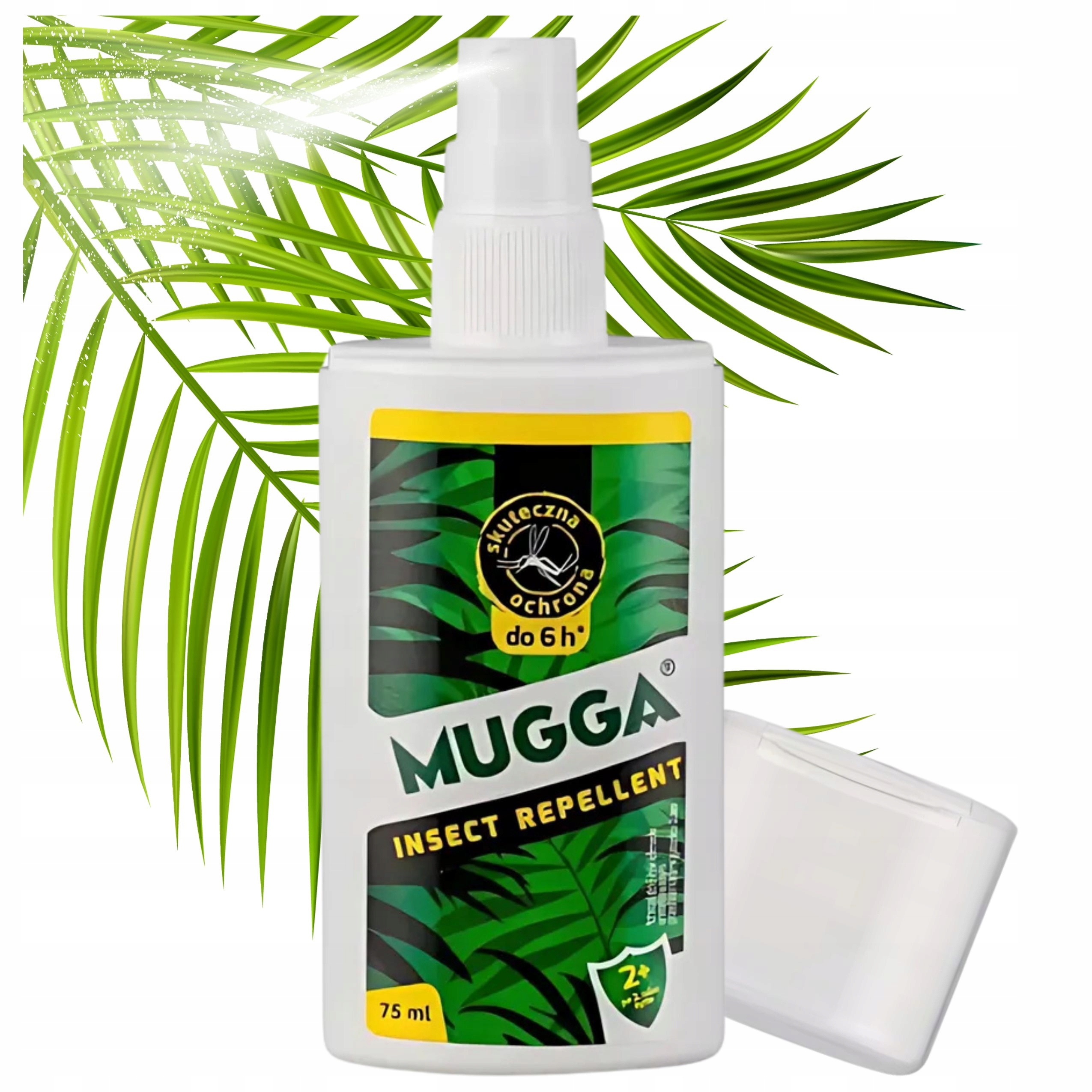 Środek na komary kleszcze i owady preparat Mugga Spray 9,5% Deet 75ml