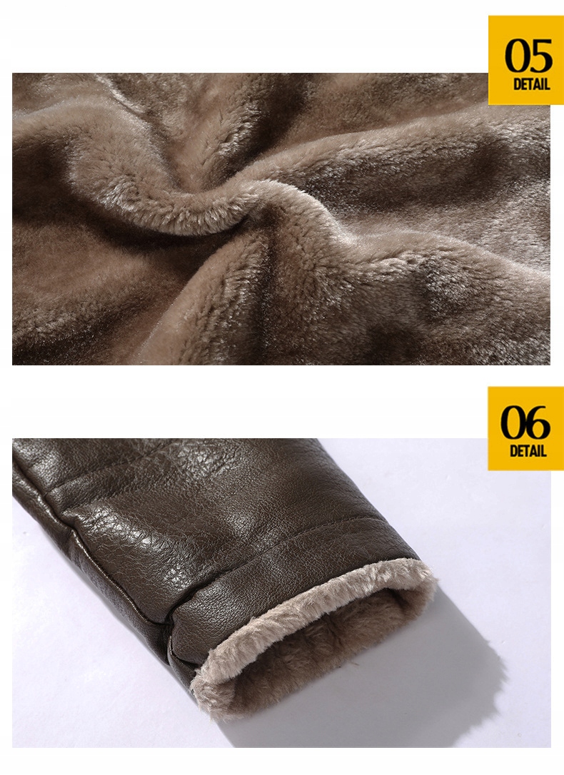 KURTKA MĘSKA SKÓRZANA ZIMOWA FUTRO PŁASZCZ Rodzaj trencz