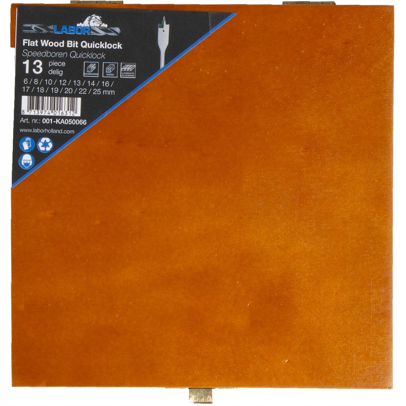 WIERTŁA DREWNO PŁASKIE ŁOPATKOWE PIÓRKOWE PIÓROWE Labor 13szt Marka inna