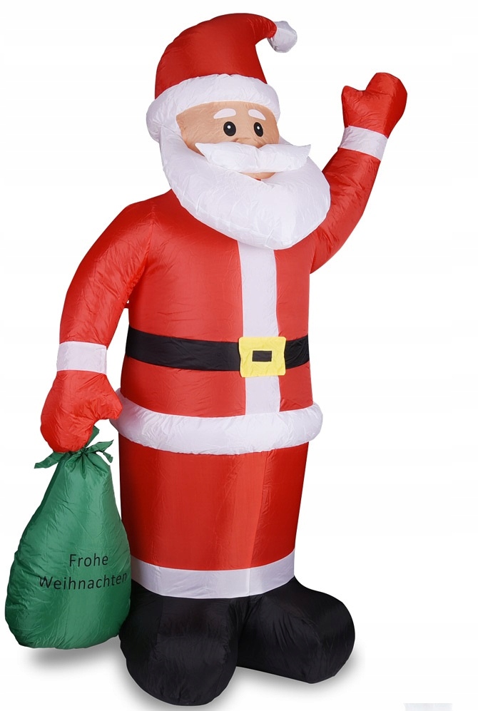 

Mikołaj 180CM dmuchany pompowany ozdoba