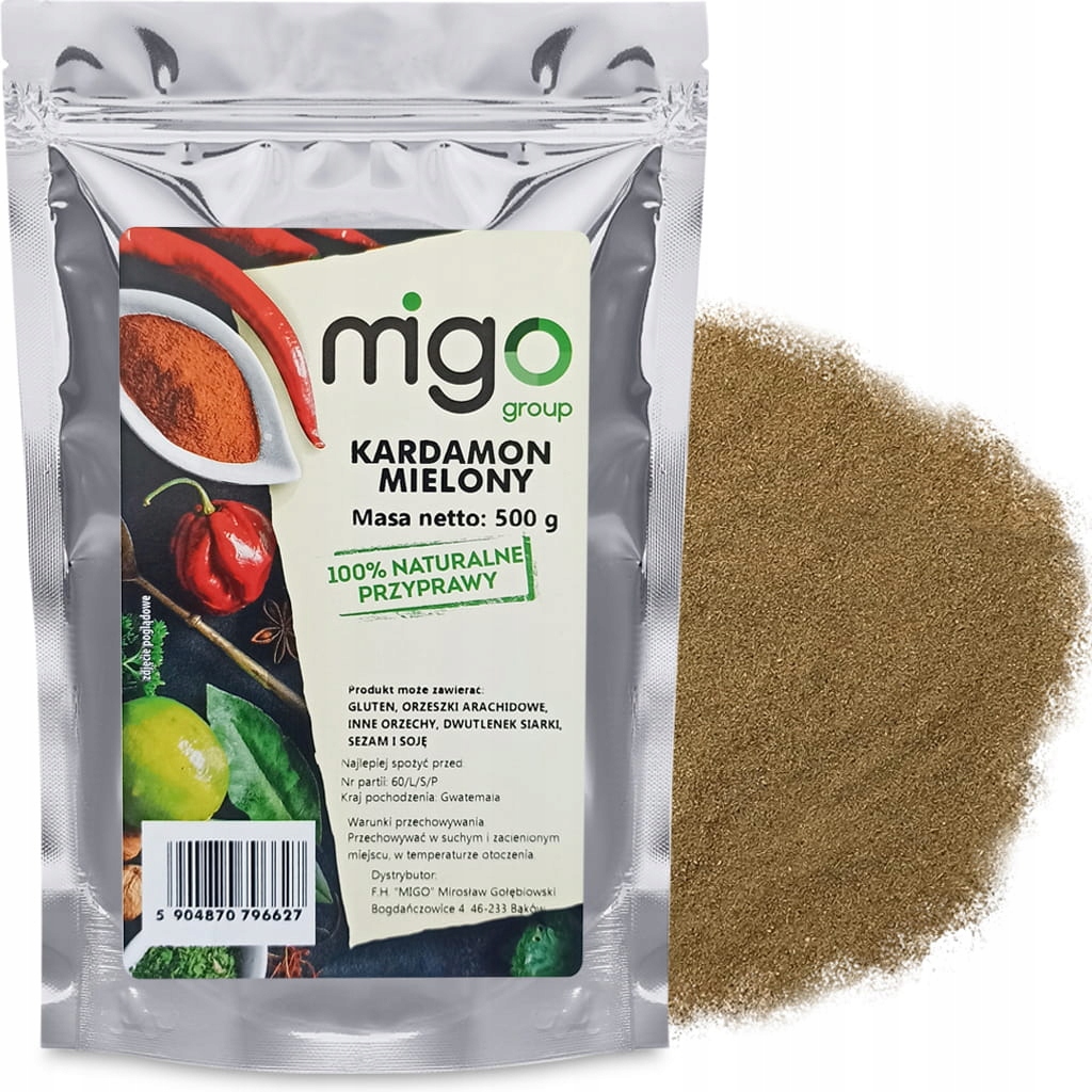 Mletý Kardamom aromatický 500 g MIGOgroup