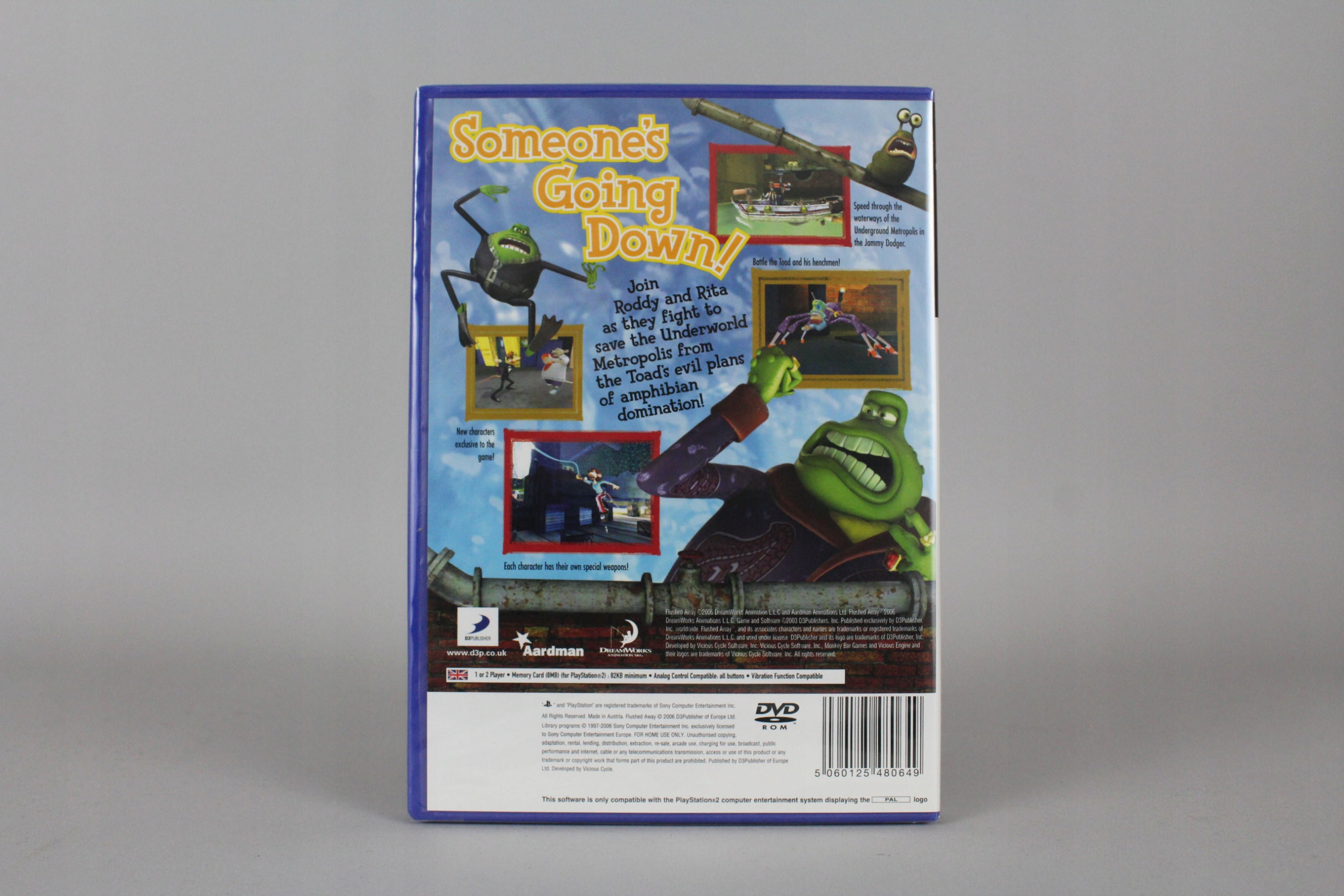 FLUSHED AWAY PS2 Tematyka zręcznościowe