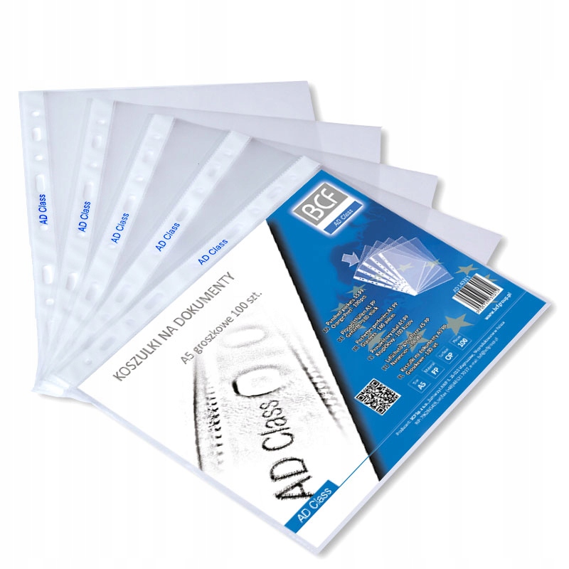 

Ad Class koszulki groszkowe 100szt., Pp, A5, 40µm