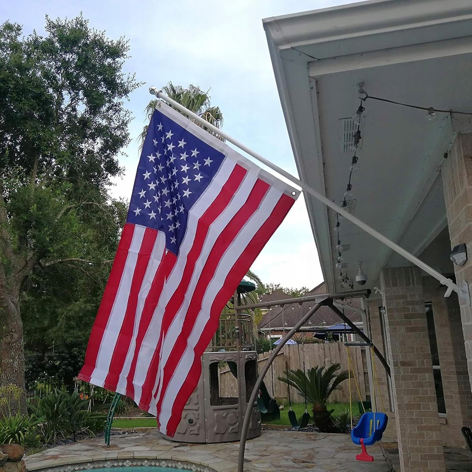 FLAGA USA STANÓW ZJEDNOCZONYCH CM NA MASZT 120x80cm Marka inna