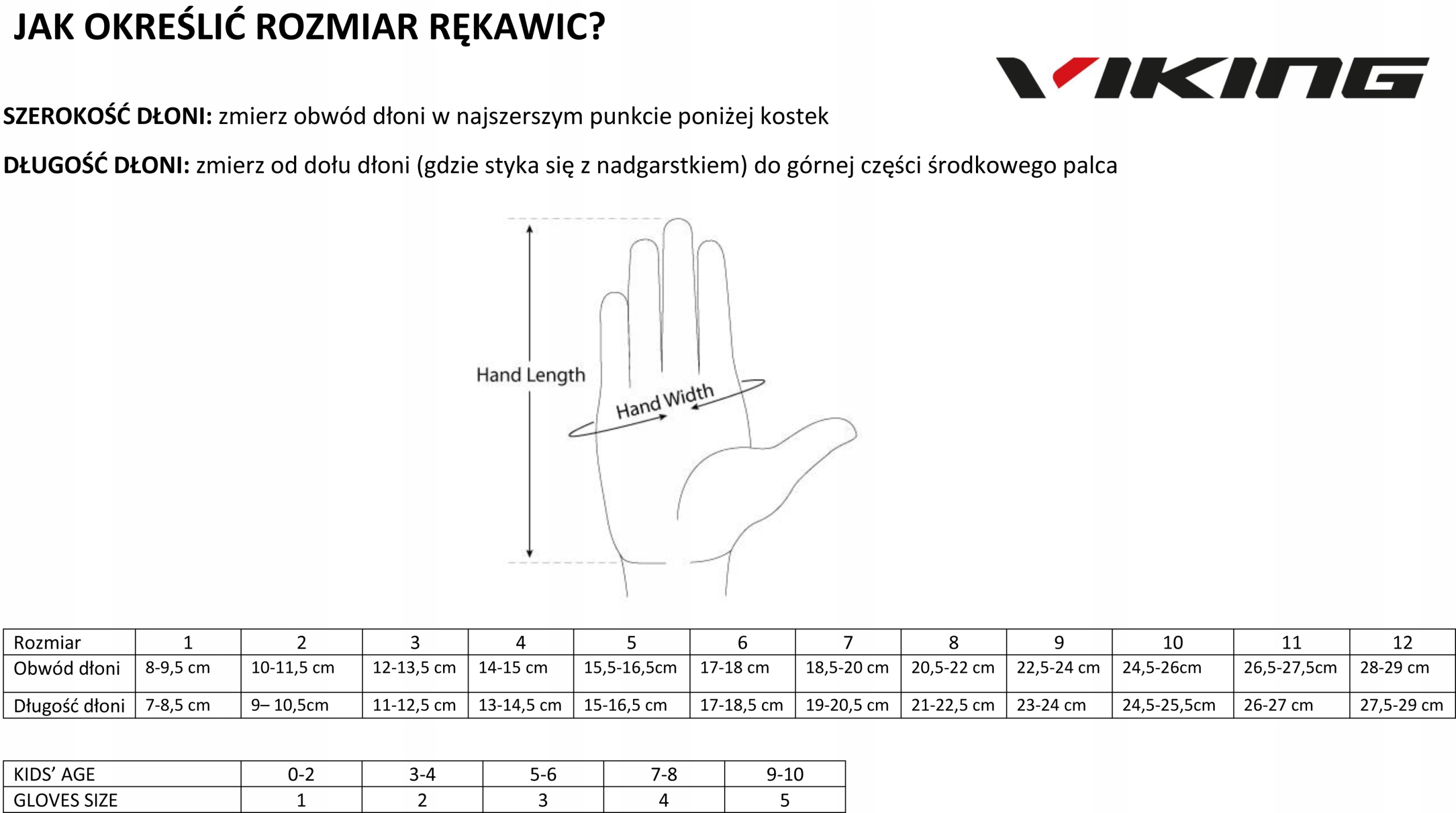 Rękawice Nordic Walking VIKING Hadar GTXInfinium 8 WEJHEROWO ZAPRASZAMY Rozmiar 8