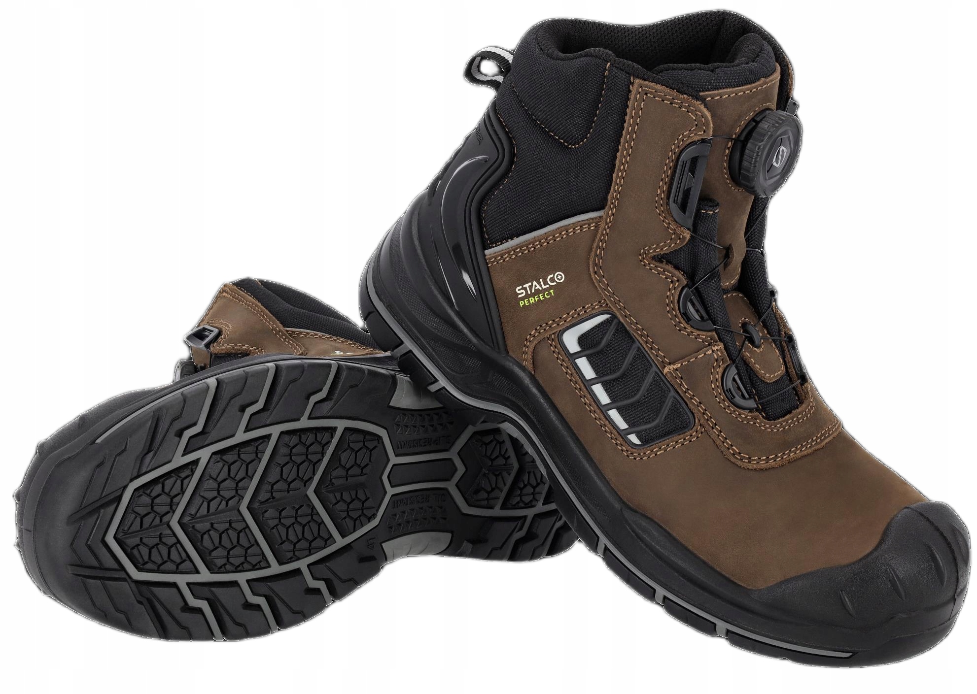 Buty robocze trzewiki ochronne Boa kompozytowy podnosek Stalco Stalker S3