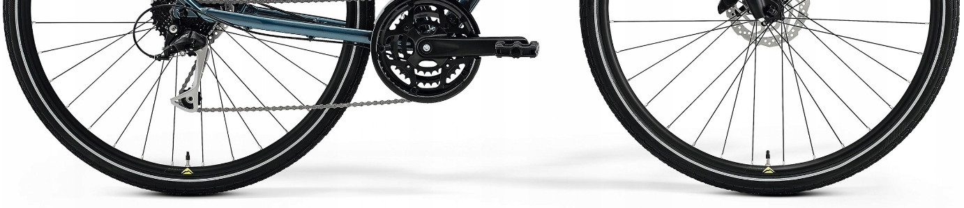 Merida Crossway 100 damski niebieski 2024 Liczba biegów 27