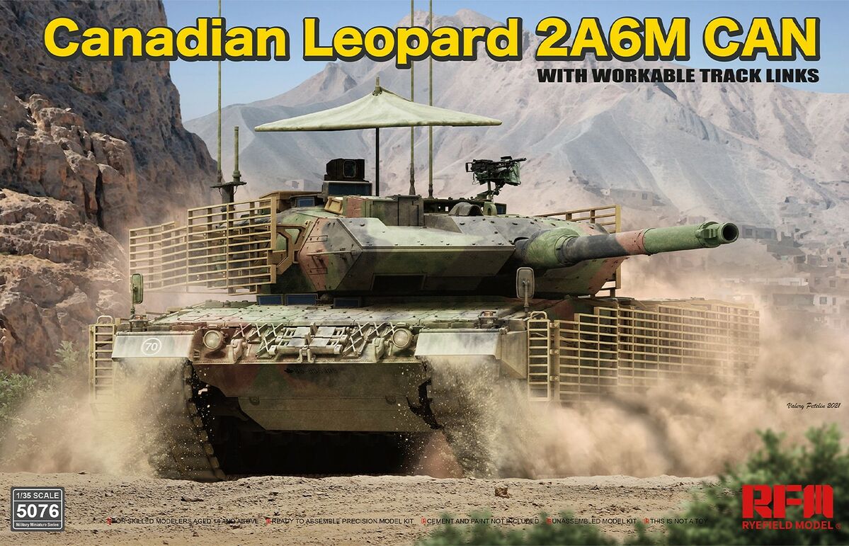 Kanadský Leopard 2A6M Can 1:35 Rye Field Model 5076