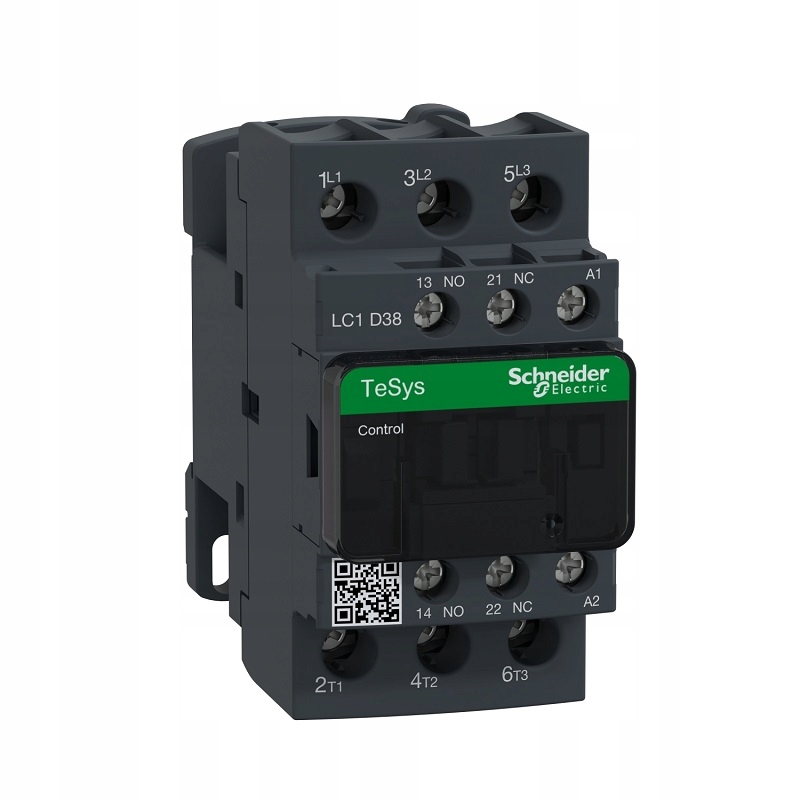 Schneider stycznik mocy Tesys 3P 38A 24V Ac 1Z+1R
