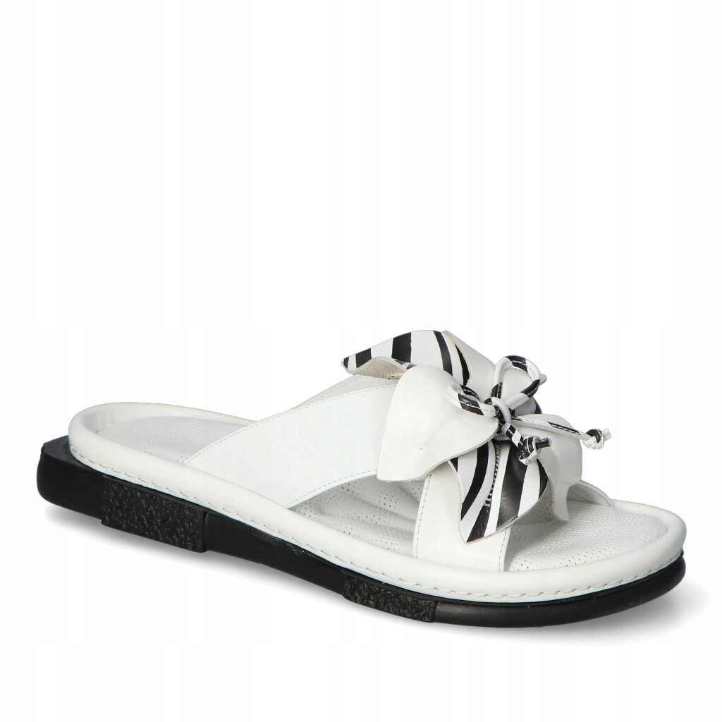 Nazouváky Emi Romani Bílé Lico Kožené 40