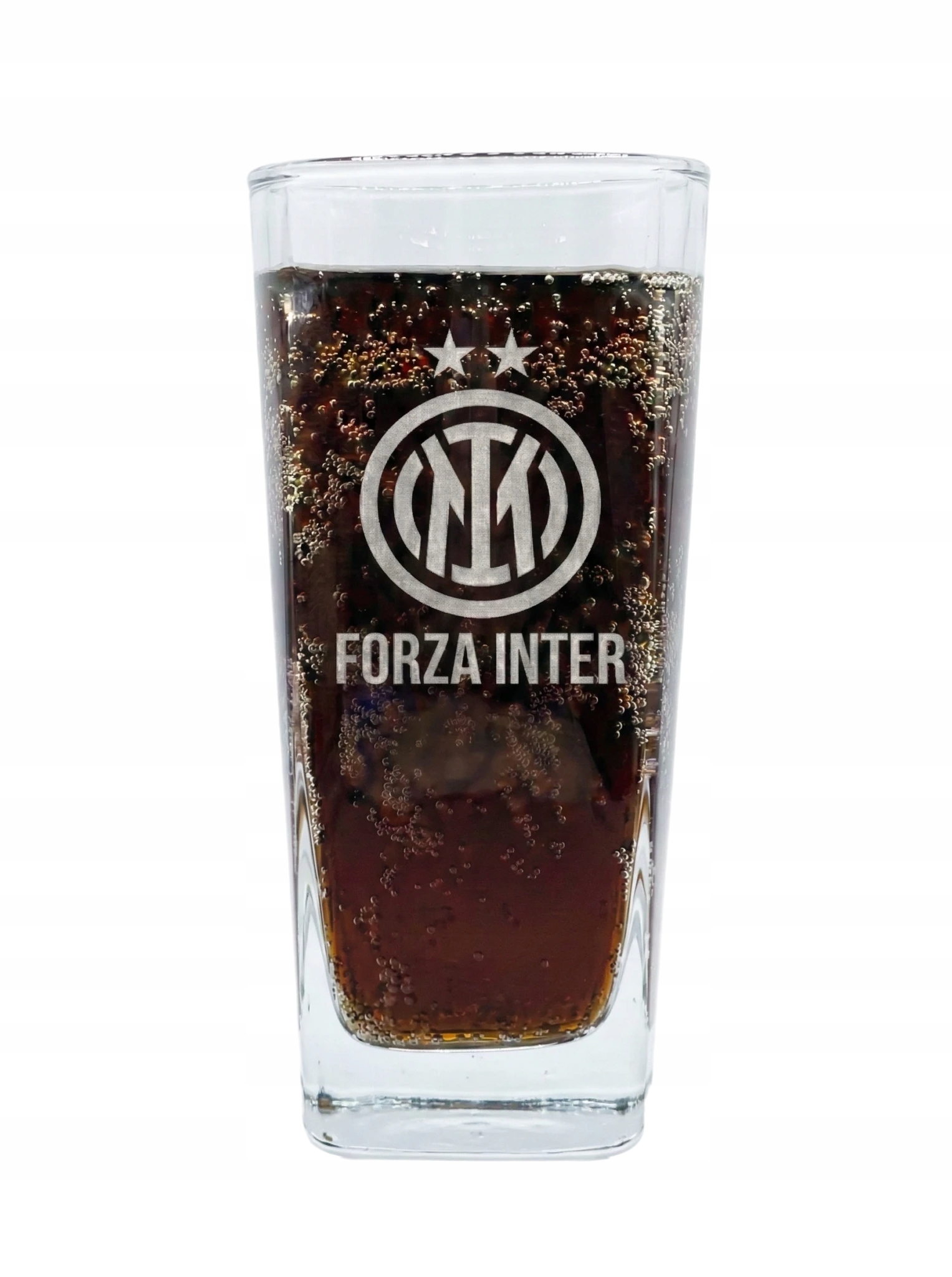 Wysoka Szklanka 330ml grawer Inter Mediolan dla kibica fanatyka
