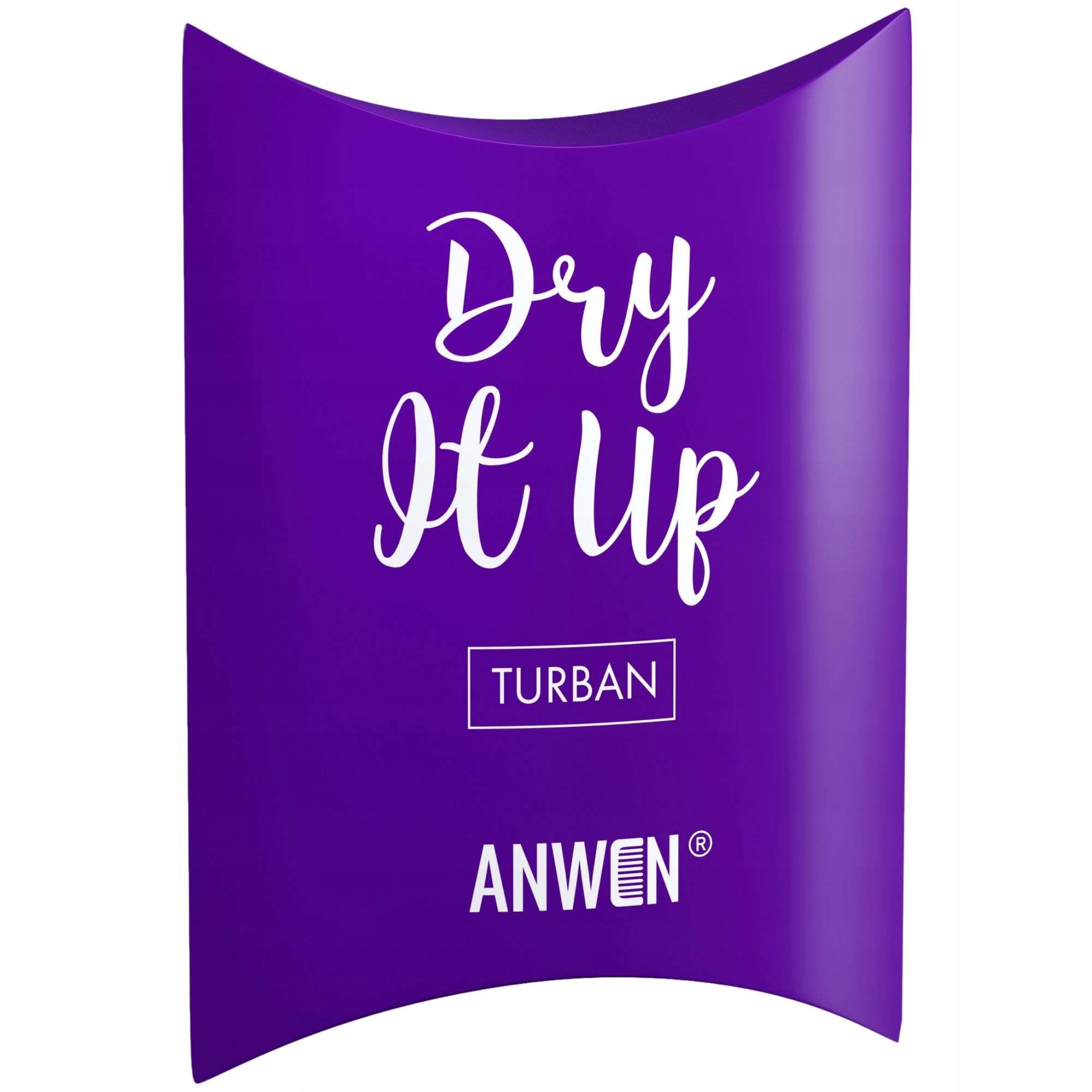 

Anwen Turban na Głowę/Włosy Dry It Up Fioletowy