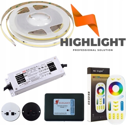 10m Schodiskový set F25 Led pásik Cob WS2811