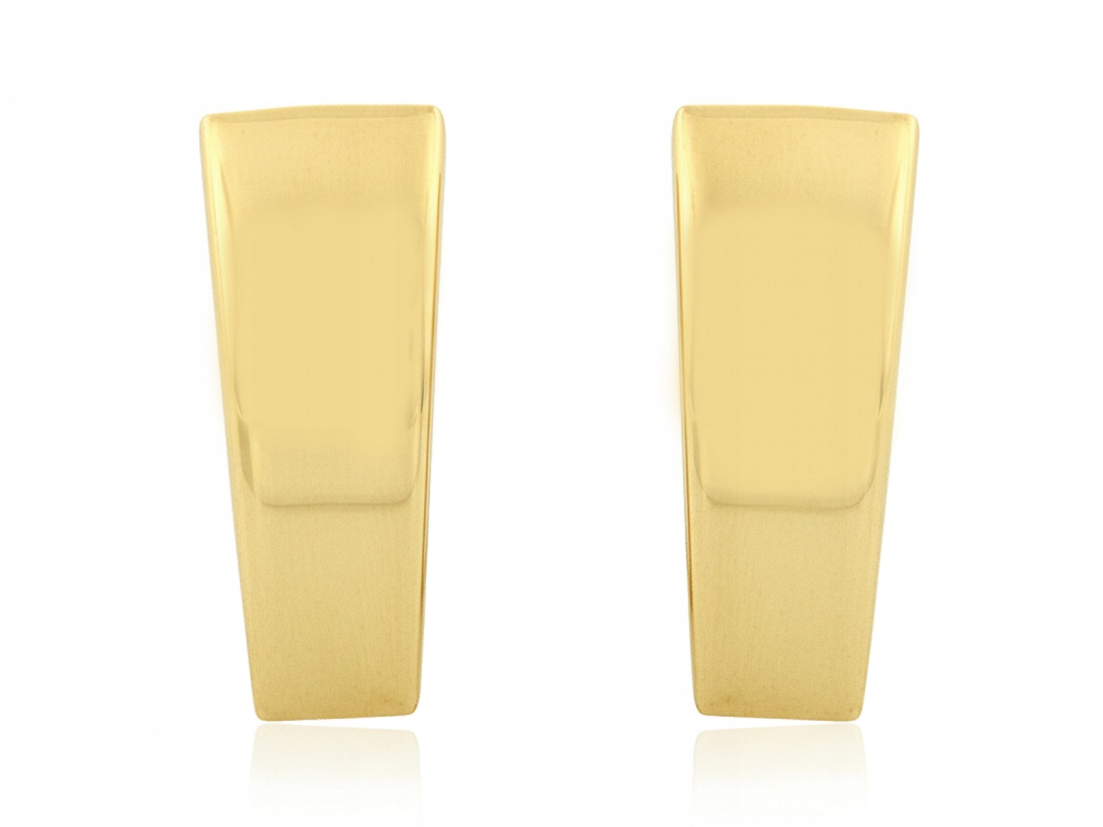 Dámské Náušnice Zlaté 585 krásné, módní na anglickém zapínání jako dárek