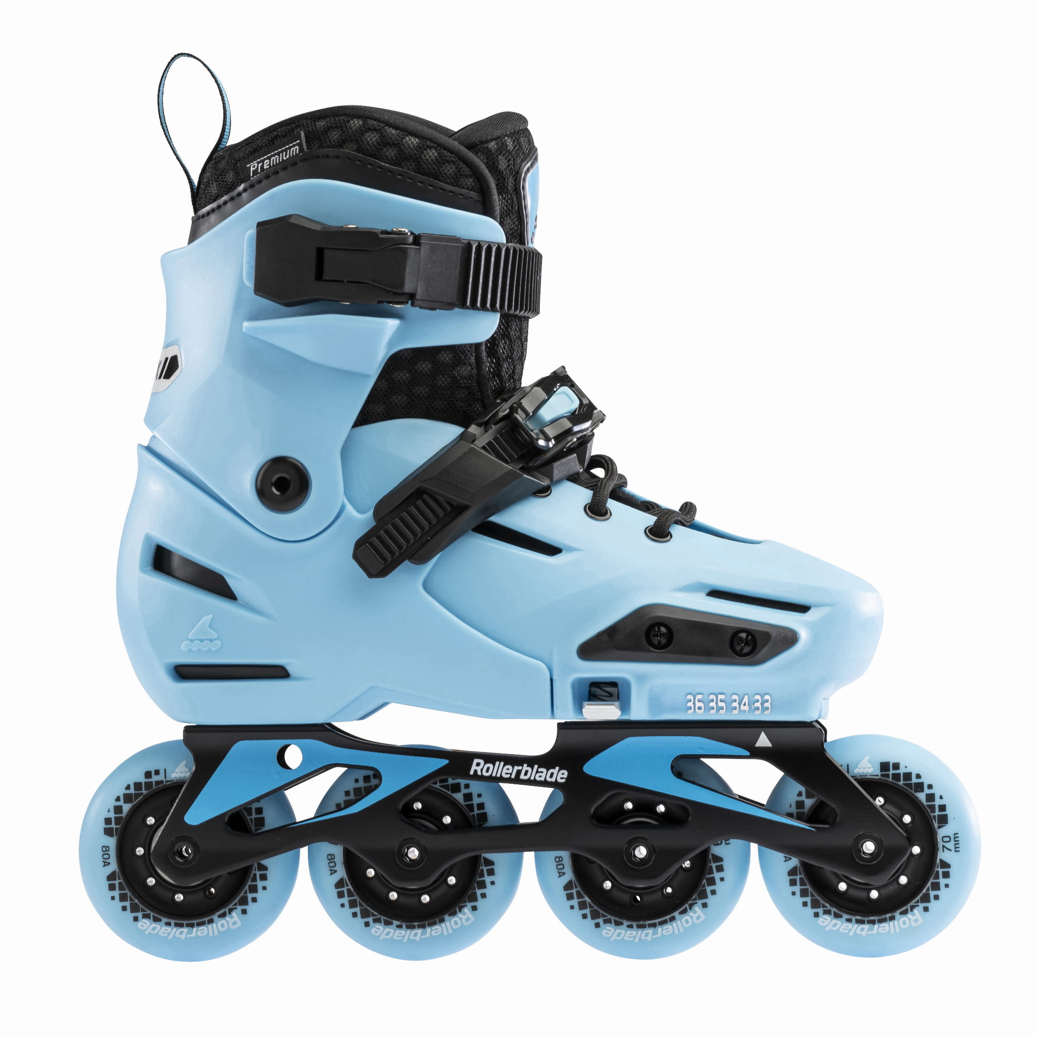 Dětské městské Kolečkové Brusle Rollerblade Apex XC G modré, velikost 37-40
