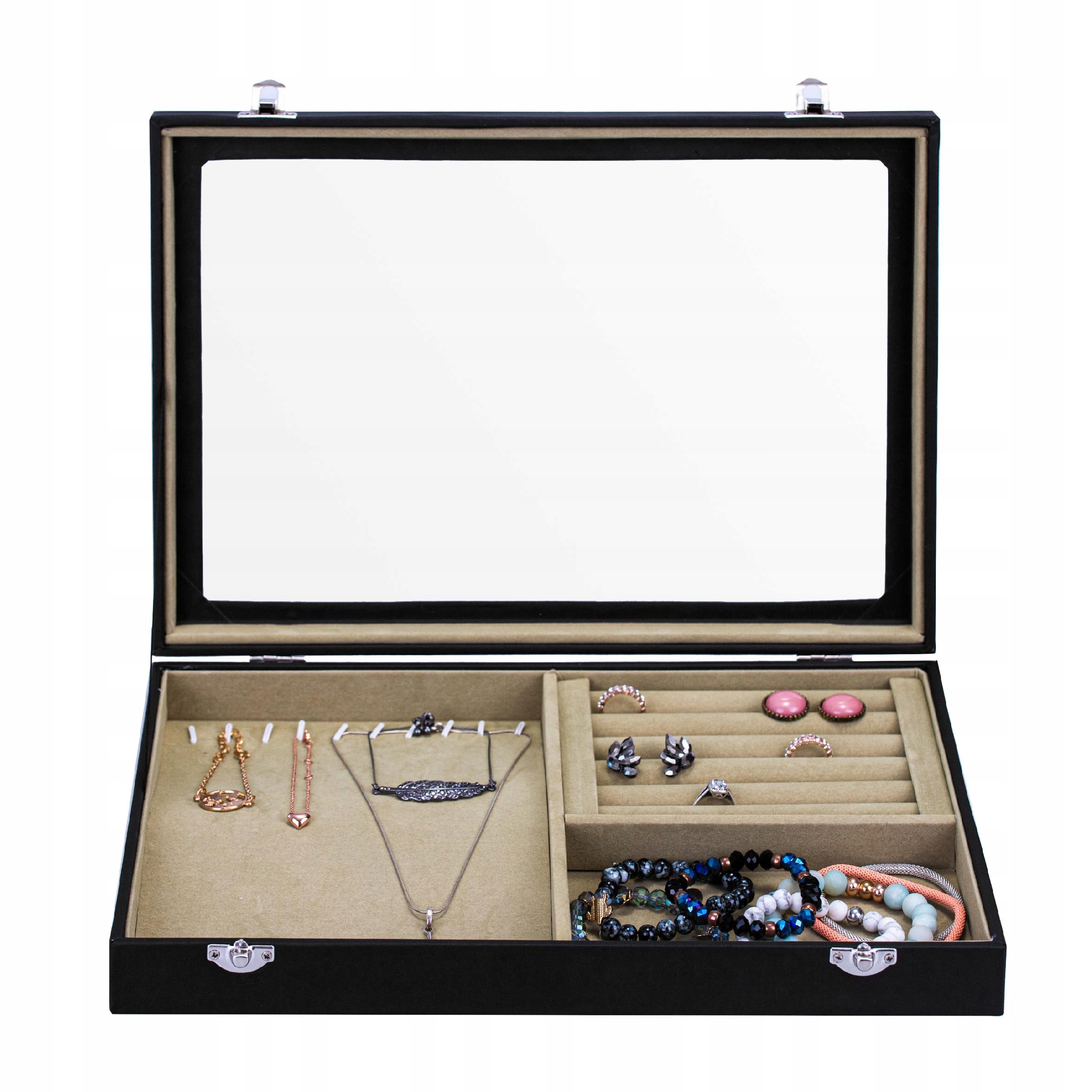 

Szkatułka Pudełko Etui Organizer Na Biżuterię E7