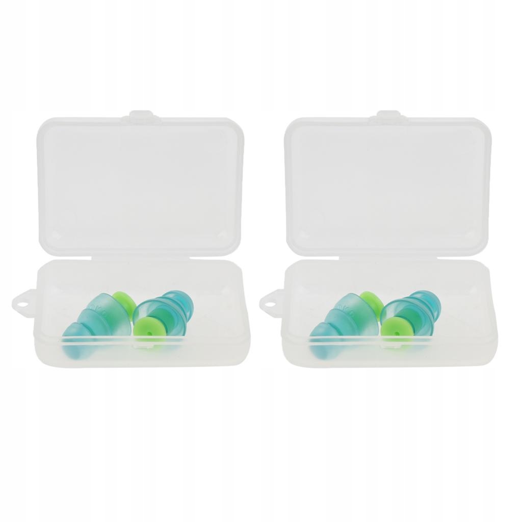 SILIKONOWE ZATYCZKI DO USZU NIEBIESKI Marka bez marki