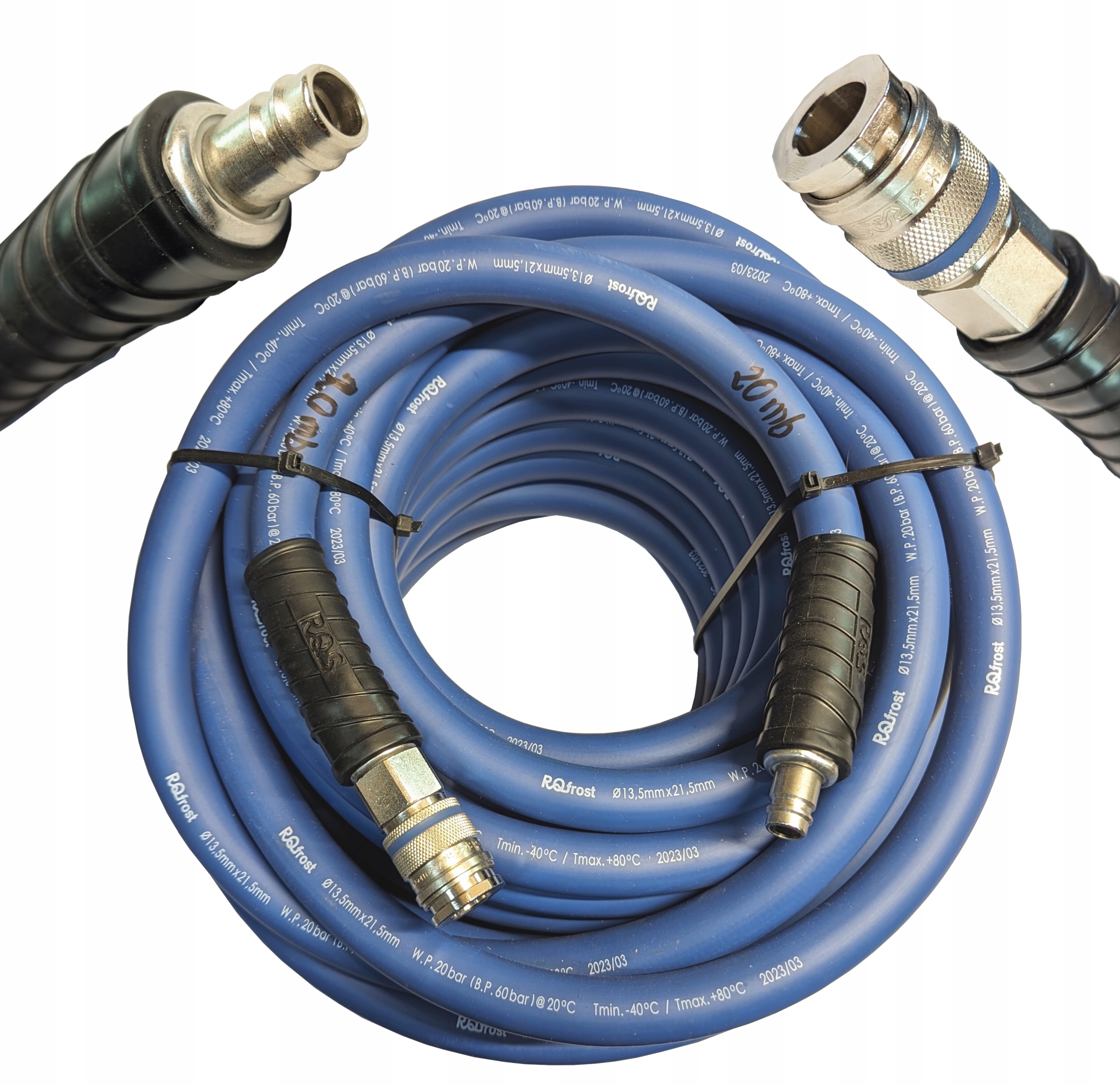 WĄŻ PNEUMATYCZNY RQfrost ZŁĄCZKI TYP 227 13,5x21,5mm 20m