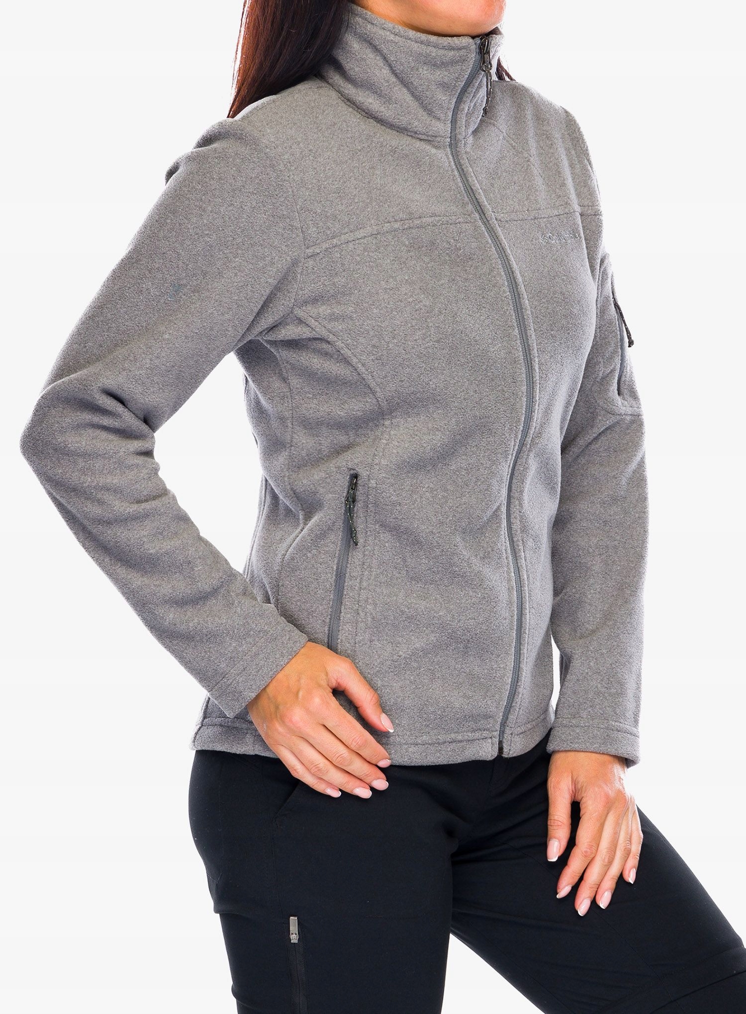 Fleecová Mikina dámský Columbia Fast Trek II Jacket city grey heather/city grey S
