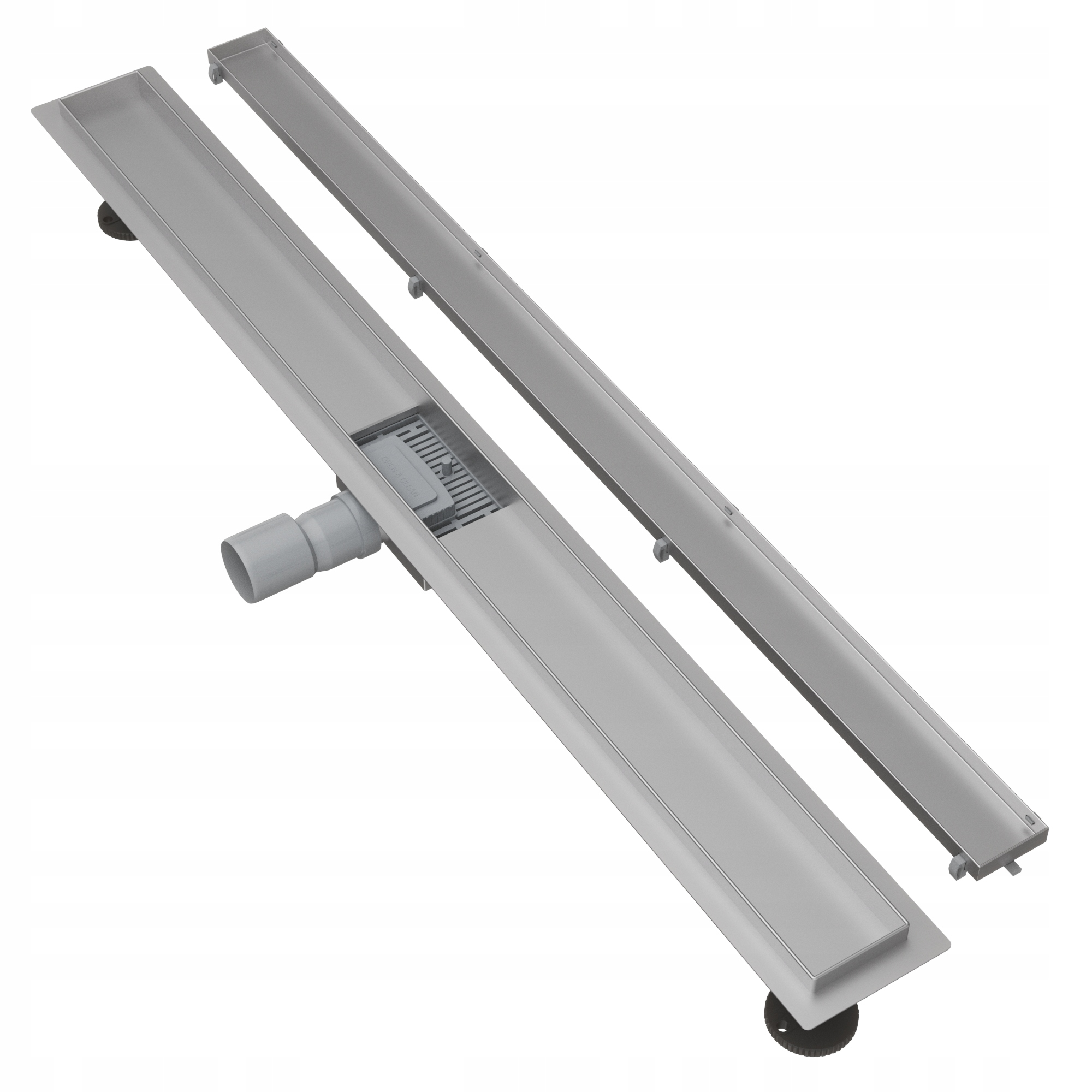 Lineárny Odtok Pod Dlažbu 100 cm Oceľ 2v1 Entero Syfon Sprcha Sprchová Vanička