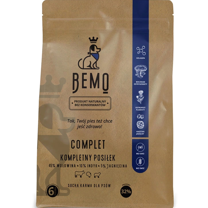 Bemo Complet Małe Średnie Rasy Jagnięcina 3 kg