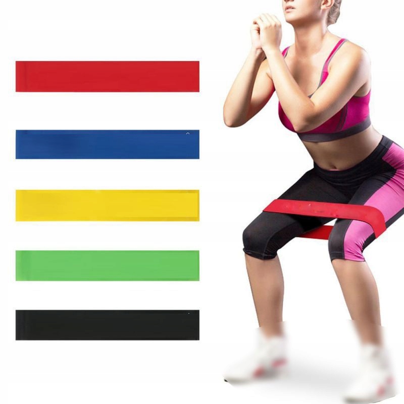 

Gumy Oporowe Do Ćwiczeń Fitness Zestaw 5 Sztuk