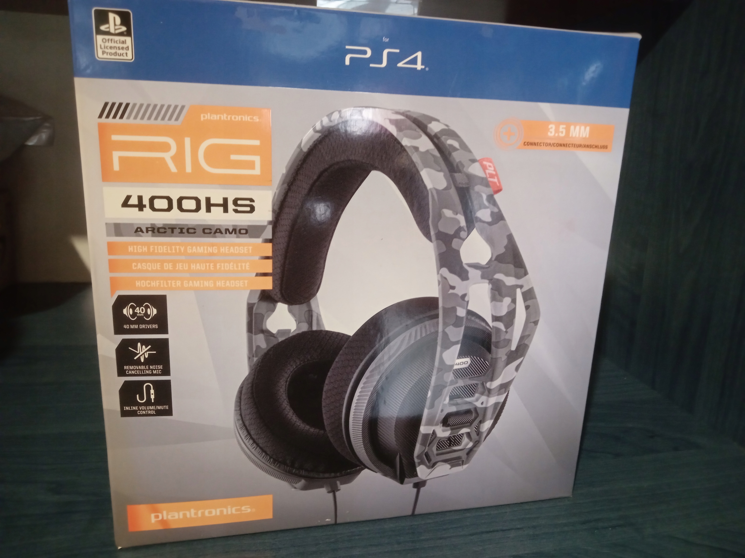 Słuchawki nauszne RIG 400HS ARCTIC COMO Impedancja 32 Ω