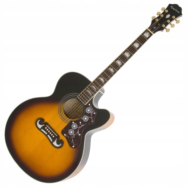 Epiphone J-200EC Vintage Sunburst gitara elektroakustyczna