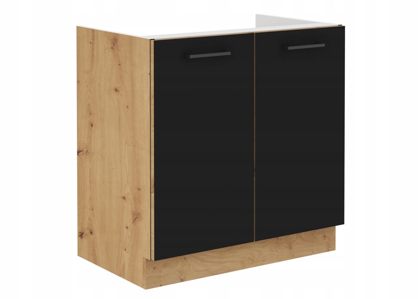 Kuchyňská Skříňka Pod Dřez 80 CM Černá Modena
