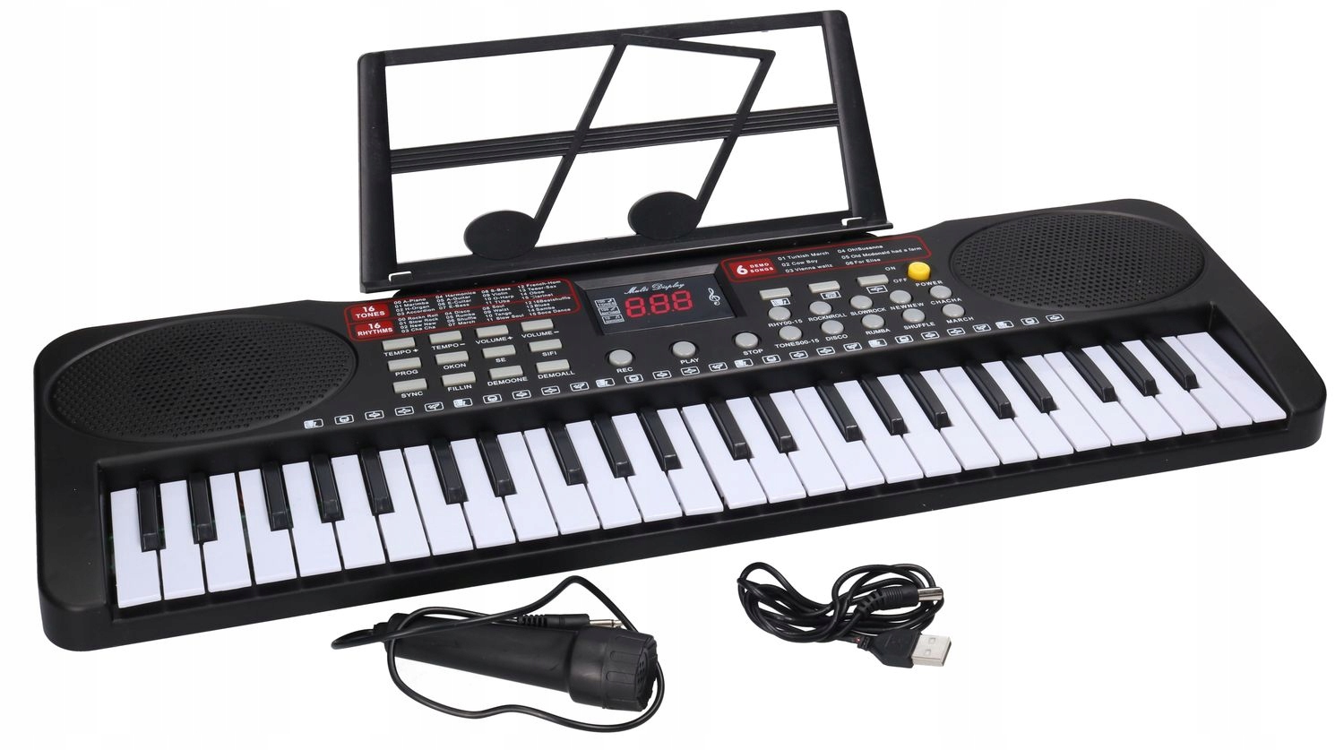 

Elektroniczne organy pianinko keyboard 4467