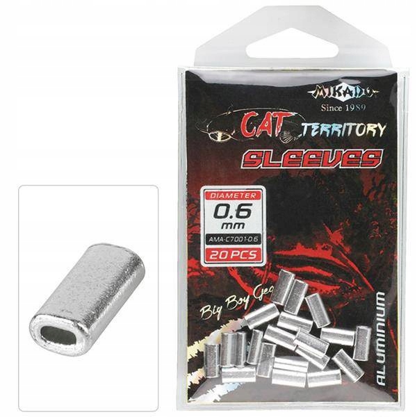 Aluminiowe Tulejki Zaciskowe Do Przyponów- 0,8mm 20szt Mikado