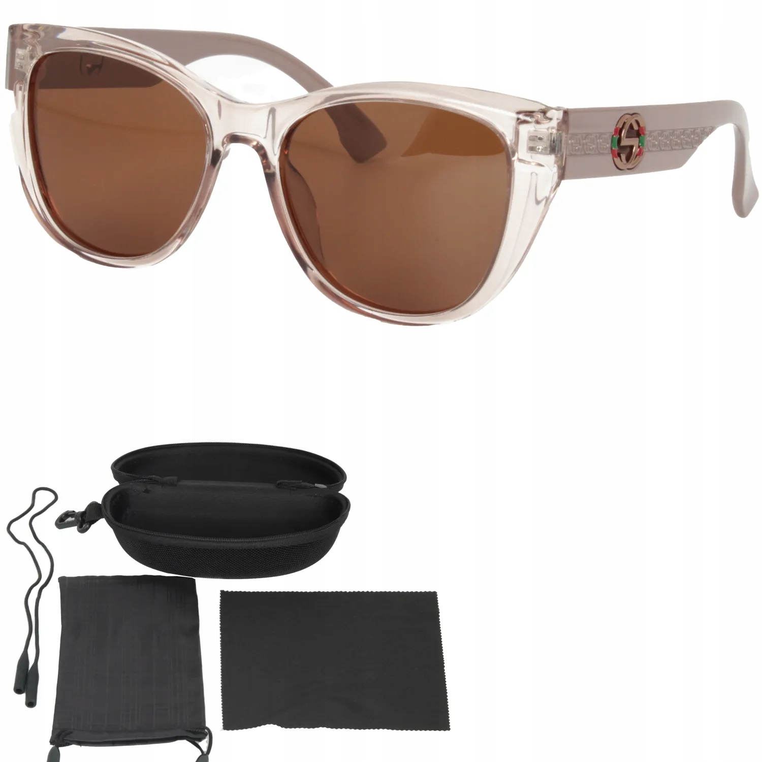 Polar Fashion PR9145C5 Transparentní polarizační sluneční brýle