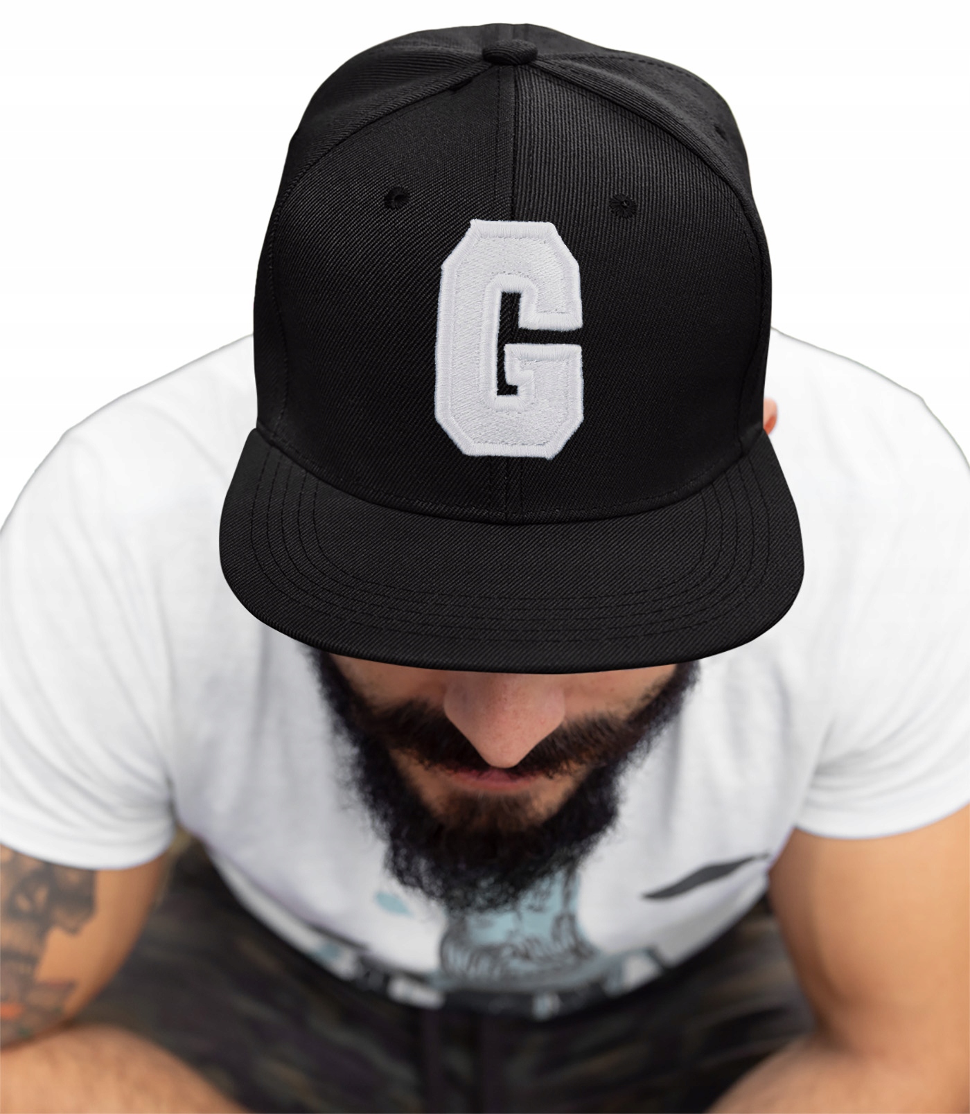 

Czapka Prosty Daszek Litera G Haft American Twill