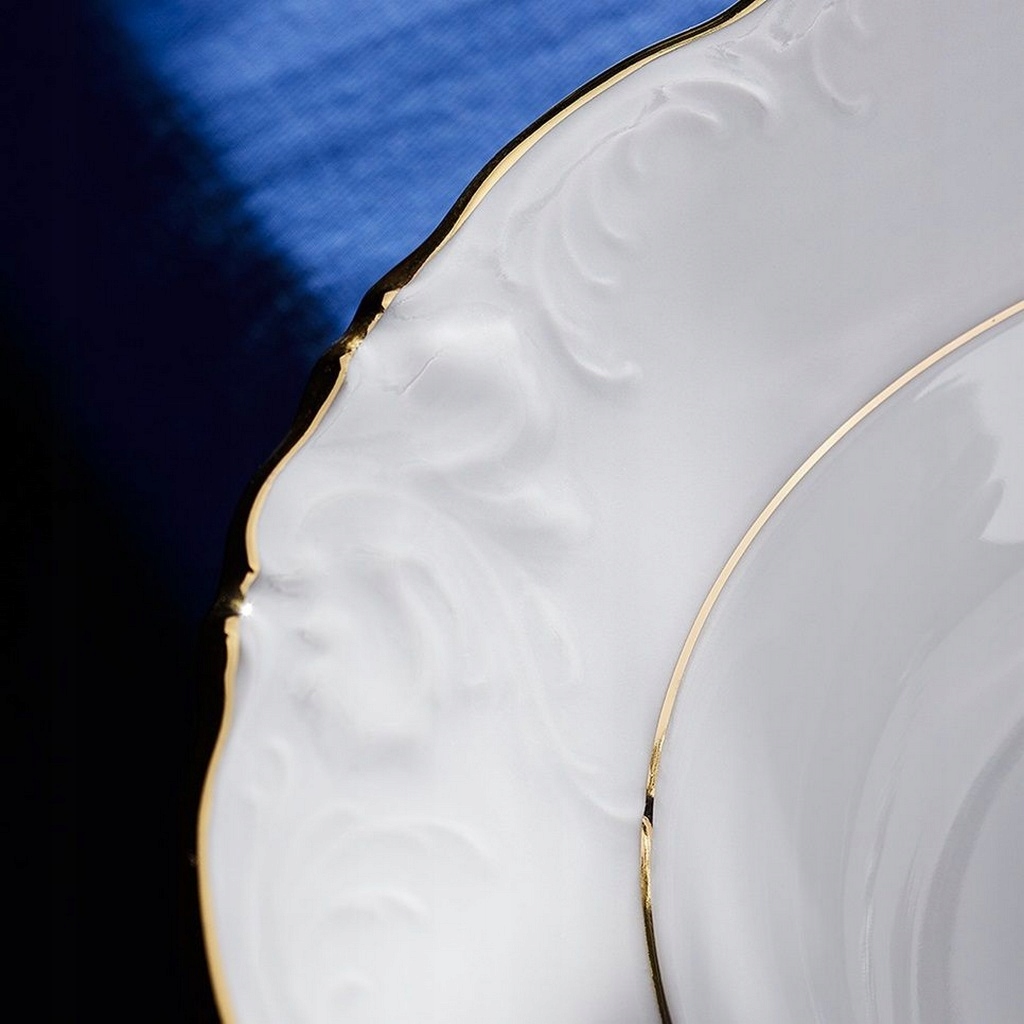 3616 Serwis Obiadowy 6/18 Złota Linia Fryderyka Porcelana Chodzież