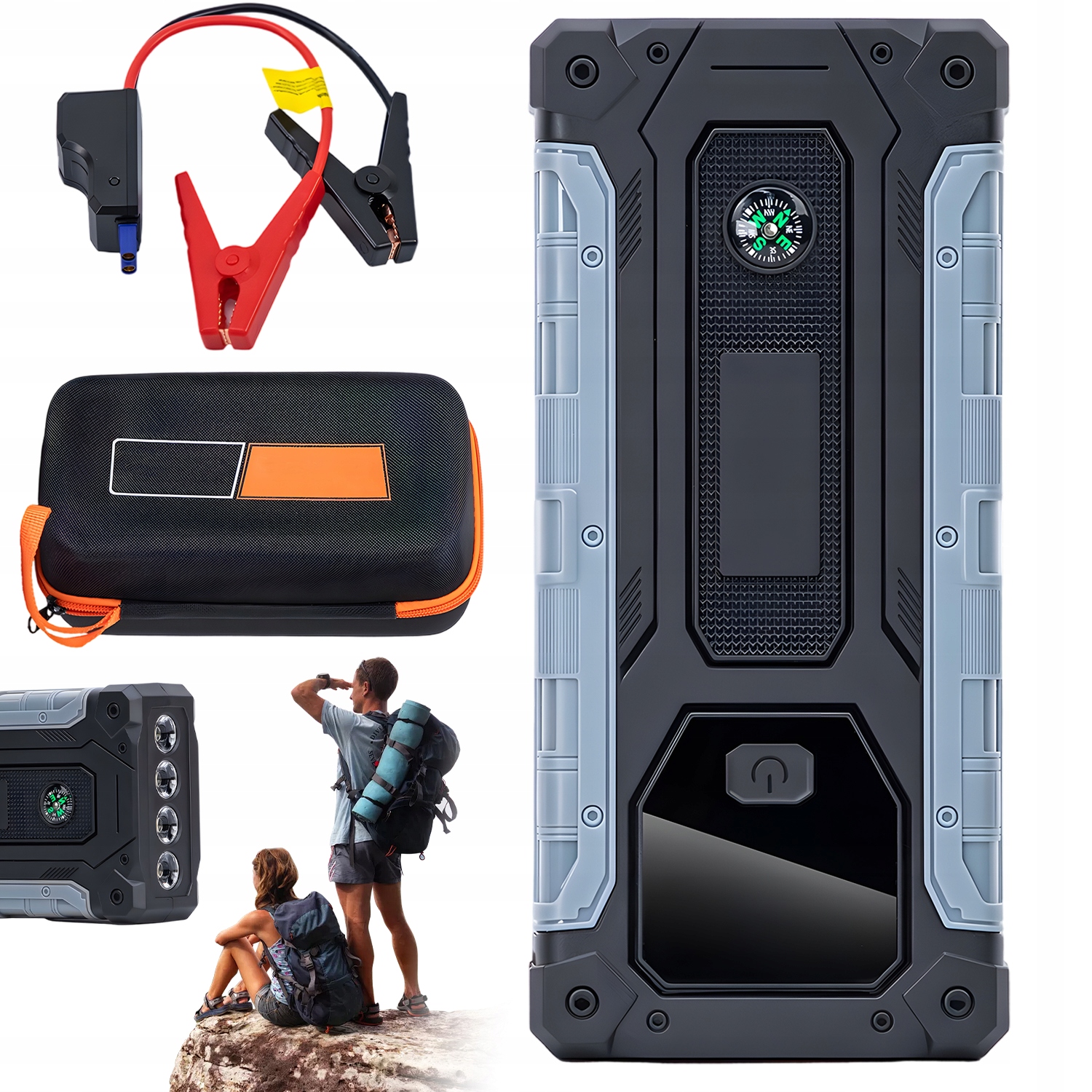 8000 Mah Startér Výkonné Multifunkční Startovací Zařízení Profesionální