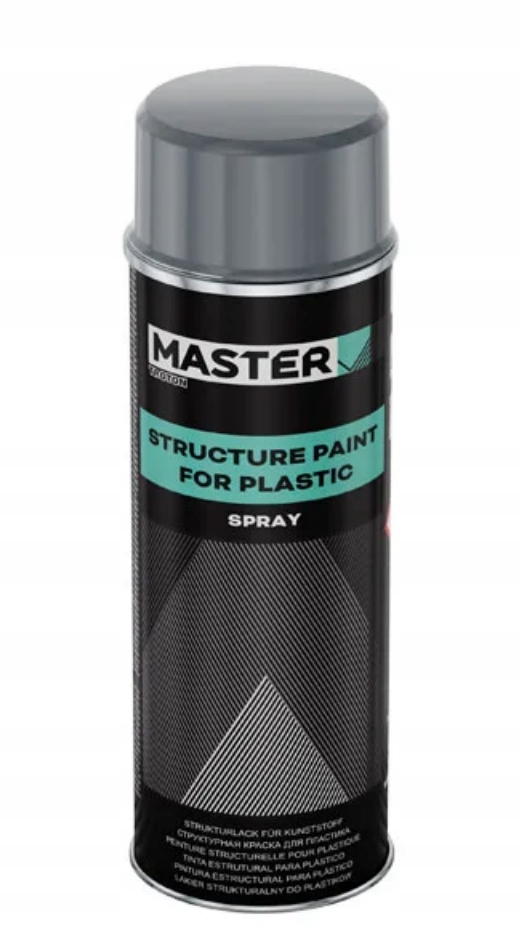 Master Troton Struktura na plastik czarna Czarny Spray do plastików 500ml
