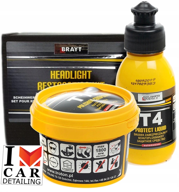 

Brayt Praktyczny zestaw do renowacji reflektorów