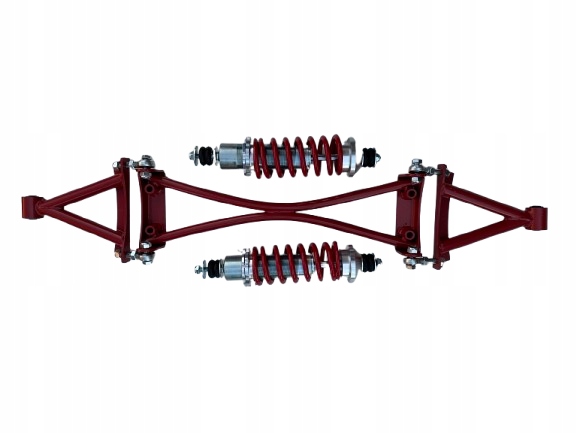 ZAWIESZENIE FIAT 126 PRZEDNIE ZESTAW BELKA AMORTYZATORY GWINTOWANE