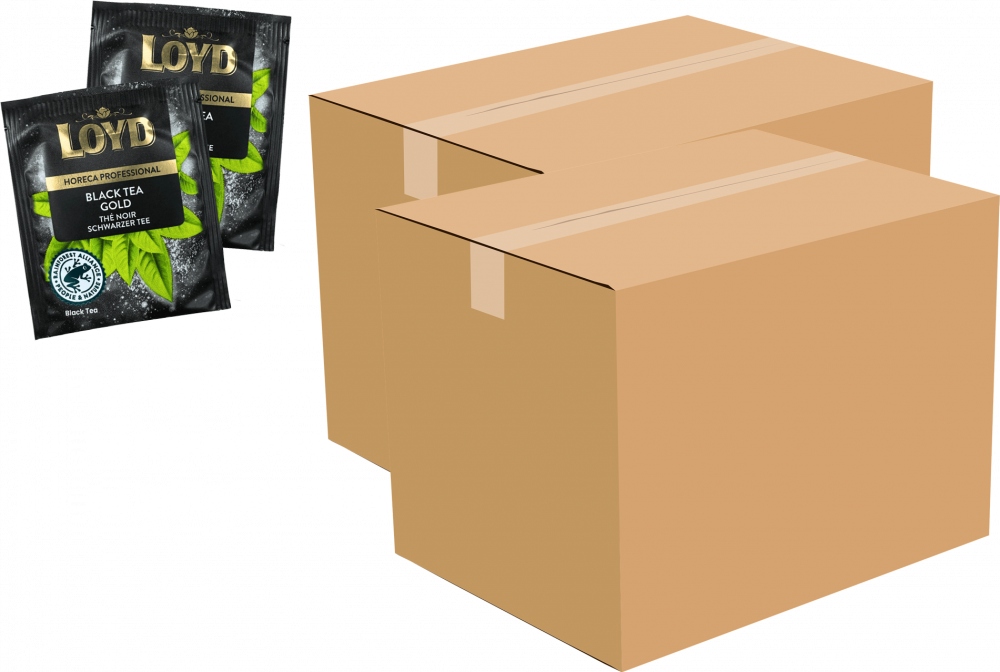 Herbata czarna w kopertach Loyd Gold Tea 500szt x2