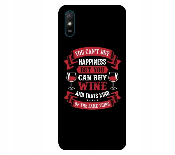 

Etui na telefon Xiaomi Redmi 9A Happiness and wine