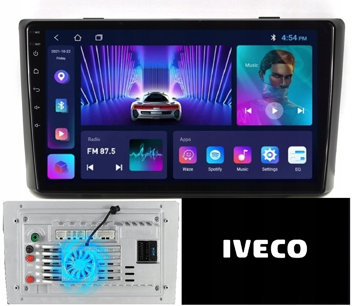 Radio Nawigacja Android Gps Iveco Daily 2007-2014 Kamera+wentylator 2/64GB