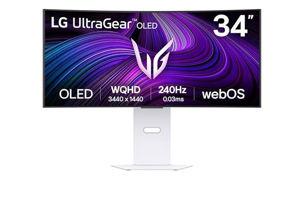 Lg UltraGear/ 34GX90SA-W/ 34"/ Oled/ wQHD/ 240Hz/ 1ms/ Blck-White/ 2R…