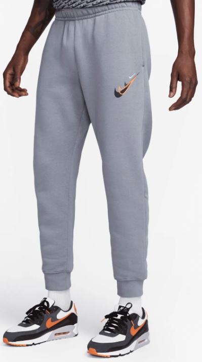 Pánské joggerové tepláky Nike Sportswear šedé FZ1379-065 vel. S