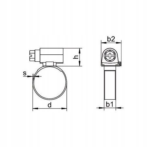 OPASKA ŚLIMAKOWA KWASOODPORNA A4 OBEJMA 25-40/9 W5 Marka Bejmet