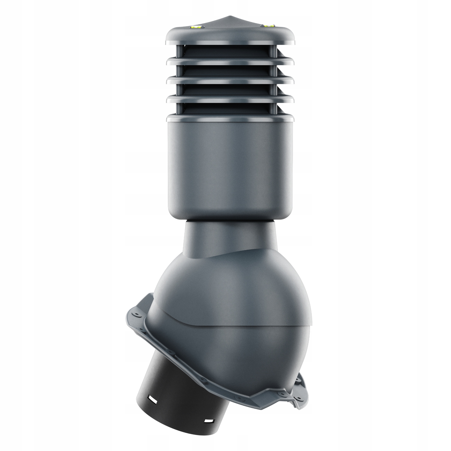 Izolovaný Smart větrací komín Izolovaný fi125 Trapézový T18 Antracit 7016
