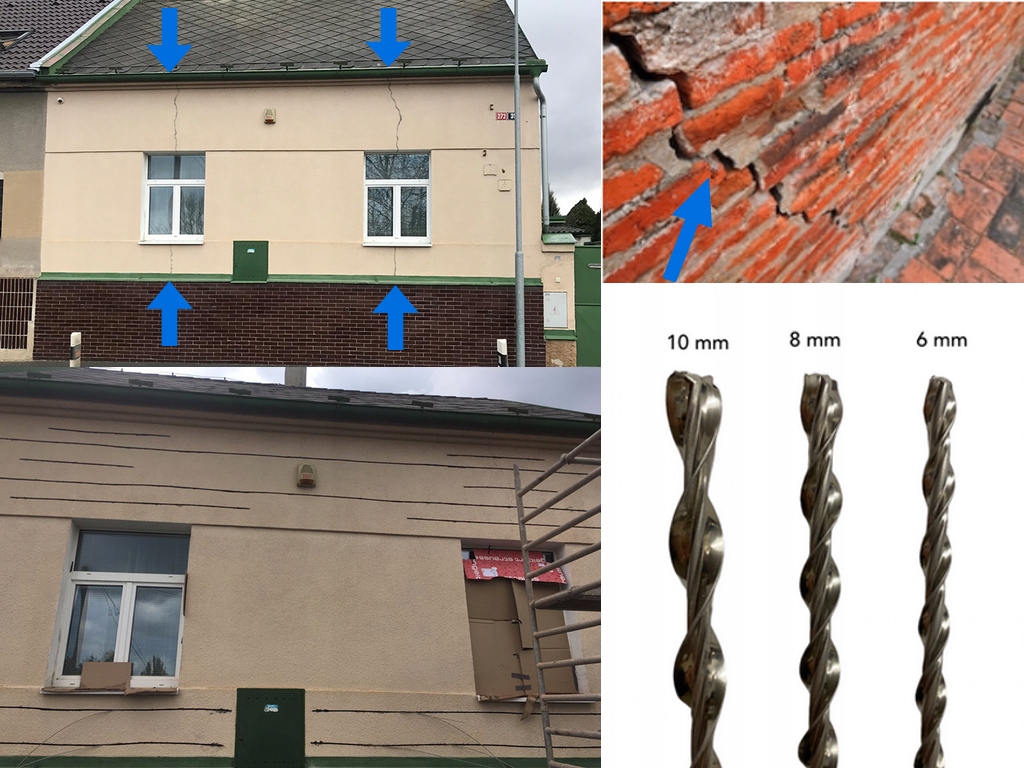 

Kotwa spiralna do pęknięć w fasadach 6 mm x 10 m