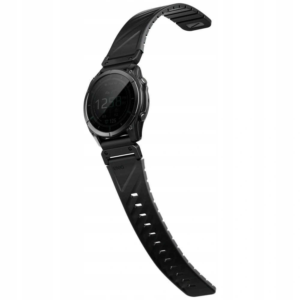 Pásek Uniq Fluo pro Garmin 26 mm černý