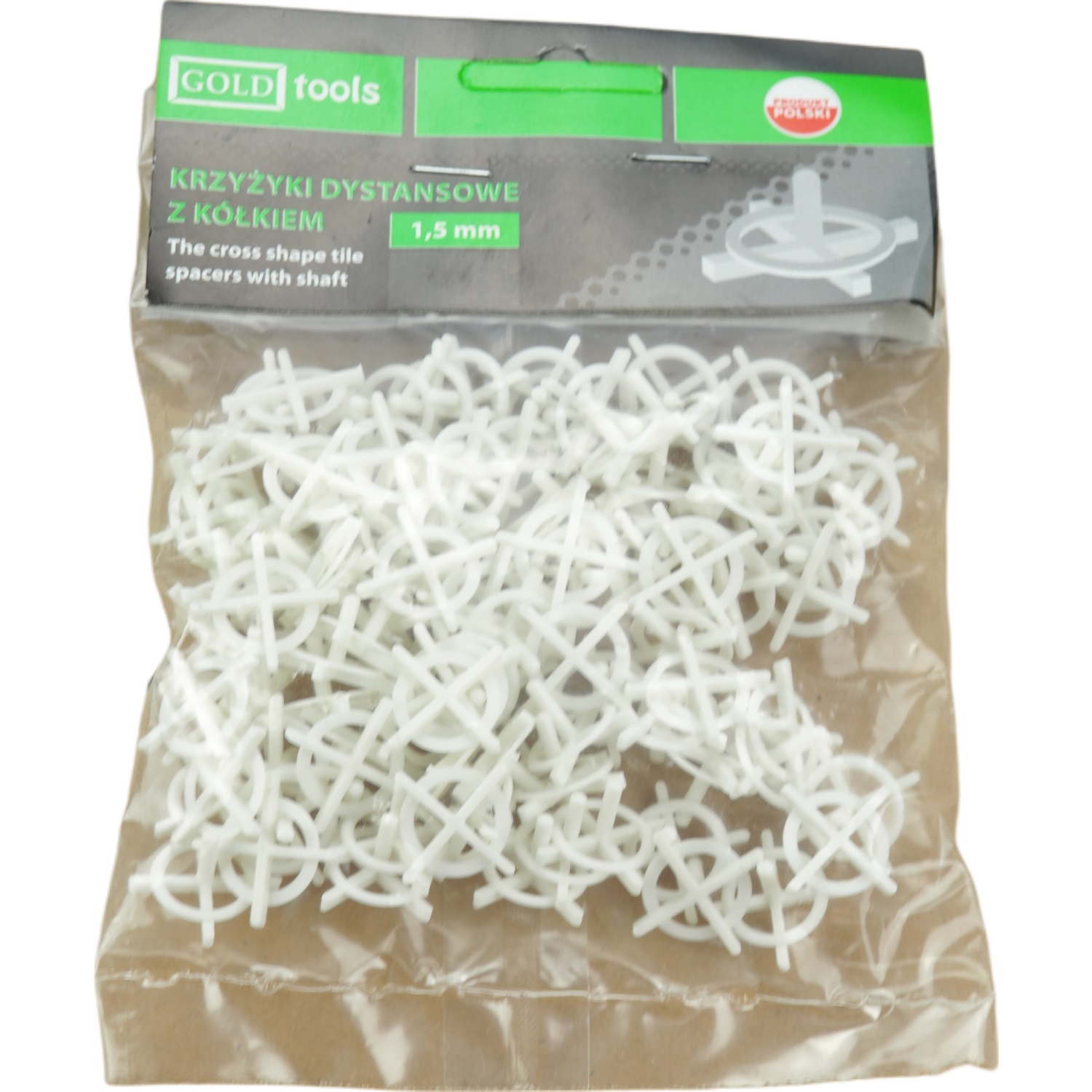 

Krzyżyki Dystansowe Z Kółkiem 2,5 MM 100 Szt Pl