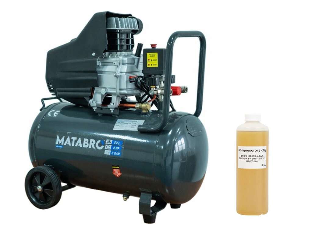 Matabro MB-K104, Olejový kompresor 50l, 230V 2800W